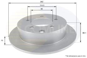 COMLI ADC0382 - BRAKE DISC