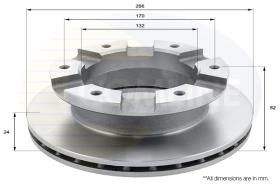 COMLI ADC0386V - COATED BRAKE DISC