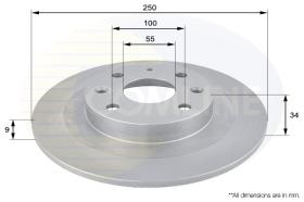 COMLI ADC0410 - BRAKE DISC