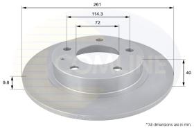 COMLI ADC0421 - BRAKE DISC