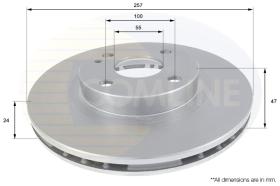 COMLI ADC0437V - BRAKE DISC