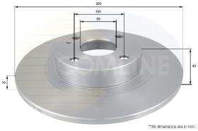 COMLI ADC0438 - BRAKE DISC