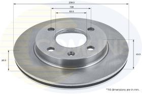 COMLI ADC0440V - COATED BRAKE DISC