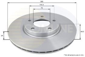 COMLI ADC0447V - COATED BRAKE DISC