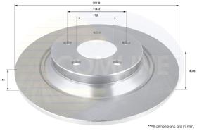 COMLI ADC0455 - COATED BRAKE DISC