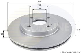 COMLI ADC0457V - COATED BRAKE DISC