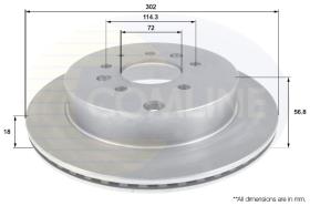 COMLI ADC0458V - BRAKE DISC