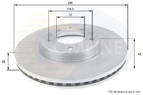 COMLI ADC0459V - BRAKE DISC