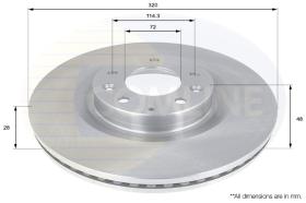 COMLI ADC0460V - BRAKE DISC