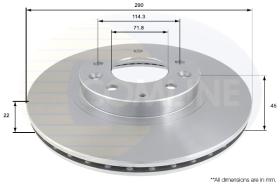 COMLI ADC0462V - BRAKE DISC