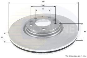 COMLI ADC0466V - BRAKE DISC