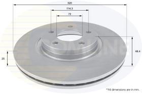 COMLI ADC0470V - BRAKE DISC