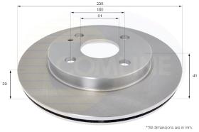 COMLI ADC0472V - COATED BRAKE DISC