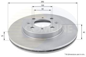 COMLI ADC0506V - COATED BRAKE DISC