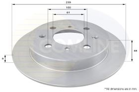 COMLI ADC0510 - COATED BRAKE DISC