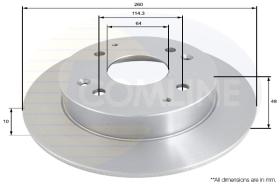 COMLI ADC0516 - BRAKE DISC