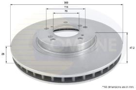 COMLI ADC0539V - BRAKE DISC