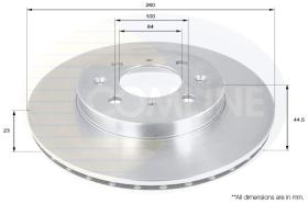 COMLI ADC0554V - BRAKE DISC