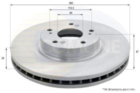 COMLI ADC0575V - BRAKE DISC