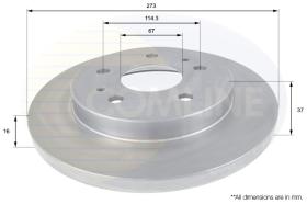 COMLI ADC0611 - BRAKE DISC