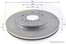 COMLI ADC0619V - BRAKE DISC