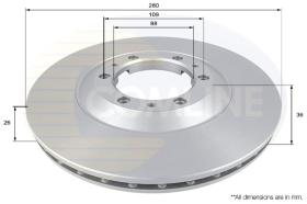 COMLI ADC0705V - BRAKE DISC - SUPERSEDES ADC0704V