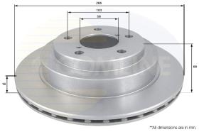 COMLI ADC0810V - BRAKE DISC