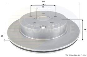 COMLI ADC0822V - BRAKE DISC