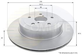 COMLI ADC0825V - BRAKE DISC