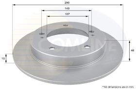 COMLI ADC0902 - COATED BRAKE DISC