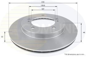 COMLI ADC0909V - BRAKE DISC