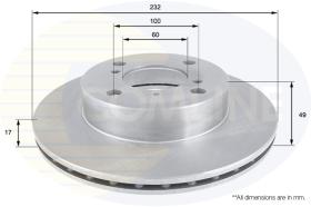 COMLI ADC0916V - BRAKE DISC