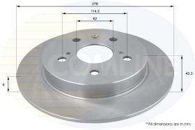 COMLI ADC0930 - BRAKE DISC