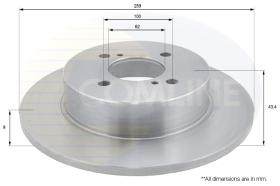 COMLI ADC0934 - COATED BRAKE DISC