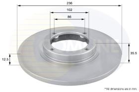 COMLI ADC1009 - BRAKE DISC