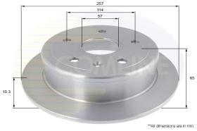 COMLI ADC1012 - BRAKE DISC