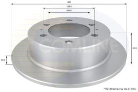 COMLI ADC1016 - BRAKE DISC - SUPERSEDES ADC1027