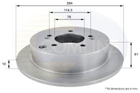 COMLI ADC1036 - COATED BRAKE DISC