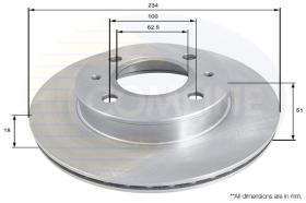 COMLI ADC1038V - BRAKE DISC