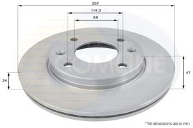 COMLI ADC1042V - BRAKE DISC