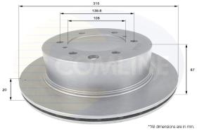 COMLI ADC1045V - BRAKE DISC