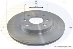 COMLI ADC1052V - BRAKE DISC - SUPERSEDES ADC1013V