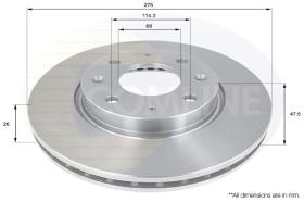 COMLI ADC1053V - BRAKE DISC