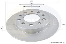 COMLI ADC1057 - BRAKE DISC - SUPERSEDES ADC1067