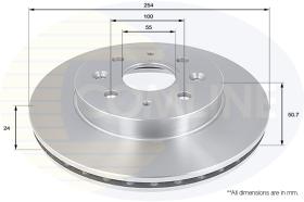 COMLI ADC1058V - BRAKE DISC - SUPERSEDES ADC1072V