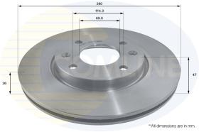 COMLI ADC1064V - BRAKE DISC