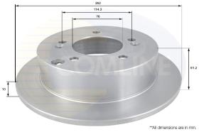 COMLI ADC1066 - BRAKE DISC