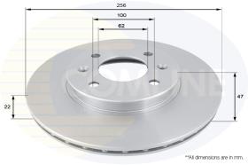 COMLI ADC1077V - COATED BRAKE DISC