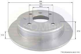 COMLI ADC1079 - BRAKE DISC