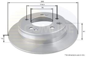 COMLI ADC1090 - COATED BRAKE DISC